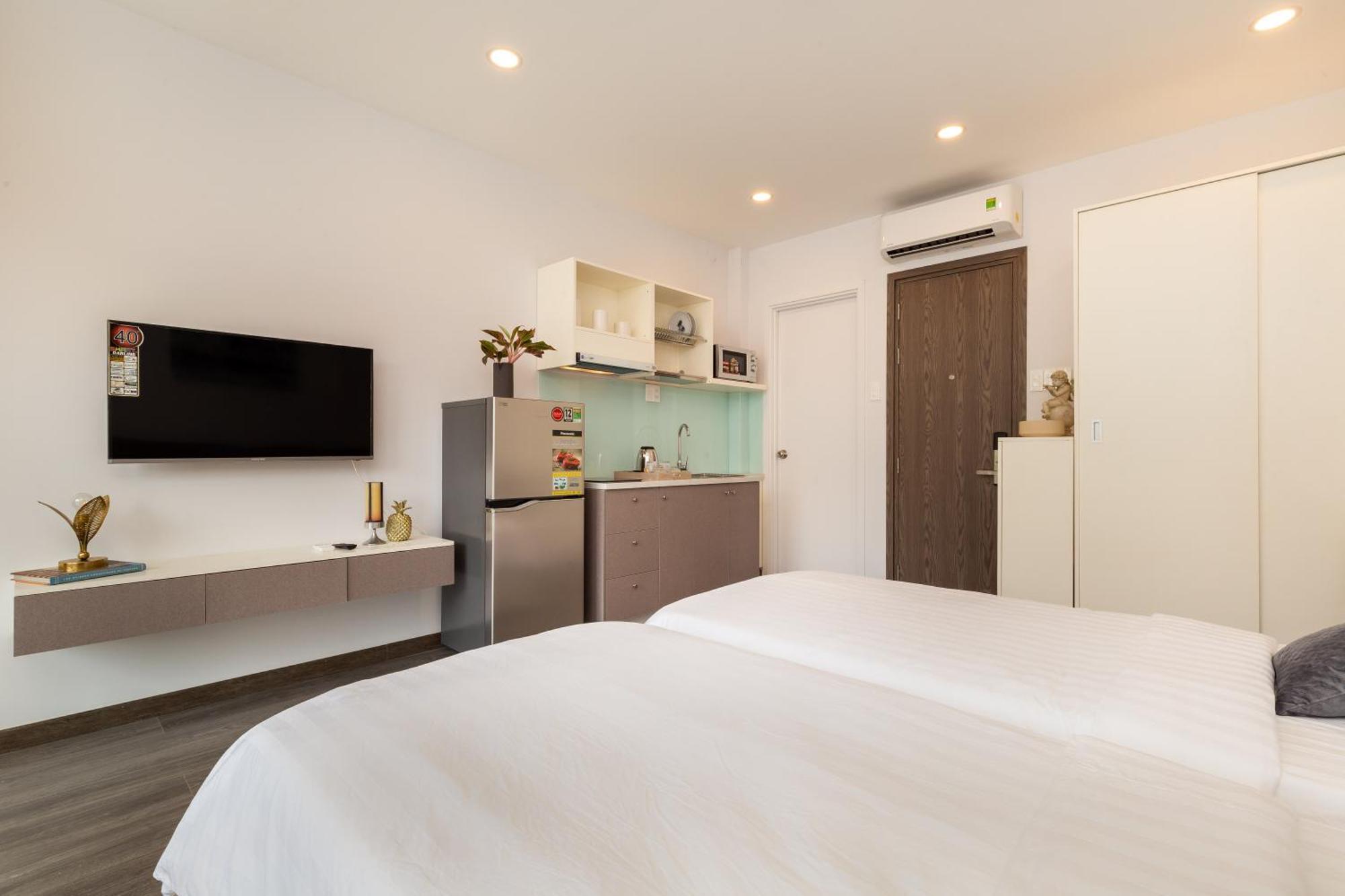 הו צ'י מין סיטי F-Hotel & Apartment חדר תמונה